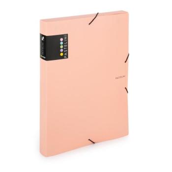 PP doboz gumival A4 PASTELINi sárgabarack kép