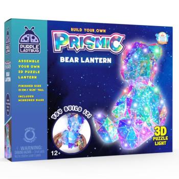 PRISMIC™ 3D Puzzle LED lámpa - Maci (APU-R-PM-1603) kép