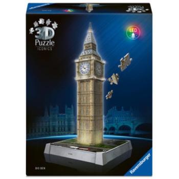 Puzzle 3D 216 db - Big Ben világító kép