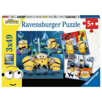 Puzzle 3x49 db - Minyonok 2 kép