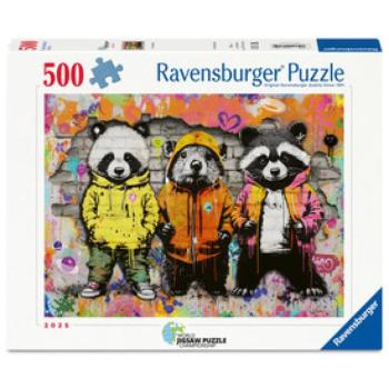 Puzzle 500 db - Szőrös haverok