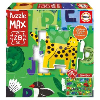 Puzzle Alphabet MAX Nature Educa 28 nagy puzzle elem kép