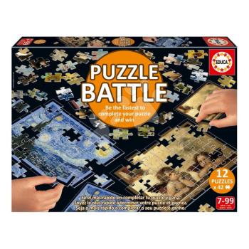 Puzzle Battle Művészet Art Educa 12 fajta puzzle 504 darabos ls 12 kártya ábrákkal 7 évtől kép