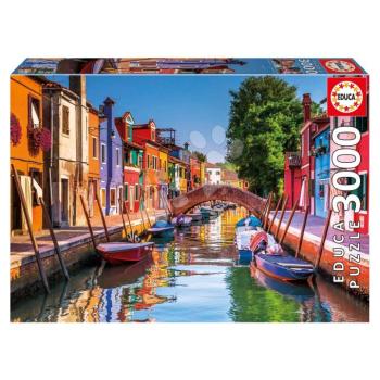 Puzzle Burano Italy Educa 3000 darabos és Fix ragasztó kép