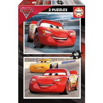 Puzzle Cars 3 Educa 2x48 darabos 5 évtől kép