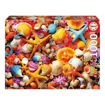 Puzzle Collage of Shells Educa 1000 darabos és Fix ragasztó kép
