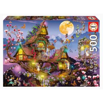 Puzzle Fairy House Educa 500 darabos és Fix ragasztó kép