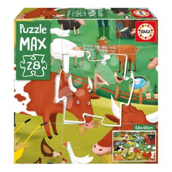 Puzzle Farm MAX Educa 28 nagy elem kép