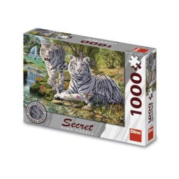 Puzzle Fehér tigrisek 1000 darabos titkos gyűjtemény kép