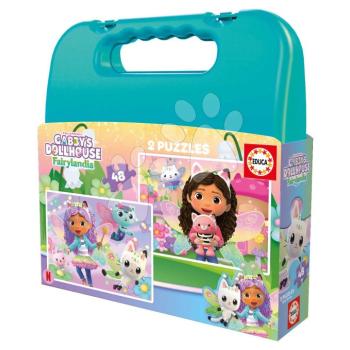 Puzzle Gabby´s Dollhouse Educa 2x48 darabos 4 évtől kép