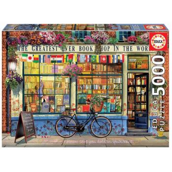 Puzzle Greatest Bookshop in the World Educa 5000 darabos 11 évtől kép