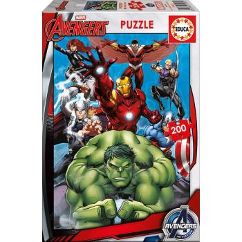 Puzzle gyerekeknek Bosszúállók Educa 200 db 15933 színes kép
