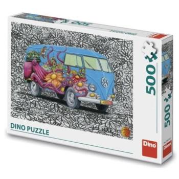 Puzzle Hippies VW 500 db kép