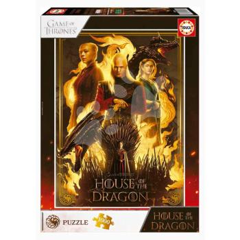 Puzzle House of the Dragon Educa 1000 darabos és Fix ragasztó kép