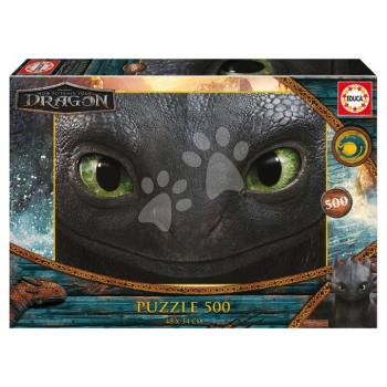Puzzle How to train your dragon Educa 500 darabos és Fix ragasztó