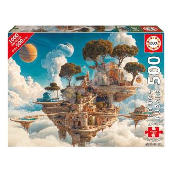 Puzzle Kingdom of Clouds Educa 500 darabos és Fix ragasztó kép