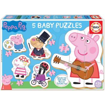 Puzzle legkisebbeknek Baby 5 Peppa Pig 2 Educa 24 hó-tól kép