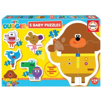 Puzzle legkisebbeknek Baby Puzzles Hey Duggee Educa 5-ábrával 24 hó-tól kép