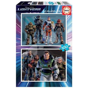 Puzzle Lightyear Disney Educa 2x100 darabos kép
