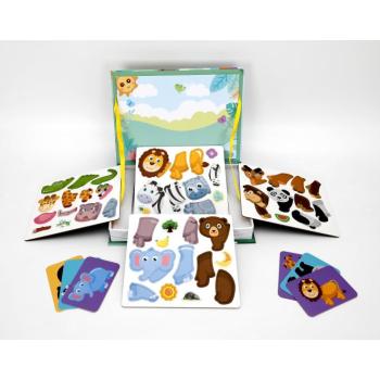 Puzzle Mágneses könyv állatok 47 darabos MT1564 kép