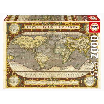 Puzzle Map of the World Educa 2000 darabos és Fix ragasztó kép