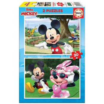 Puzzle Mickey&Friends Educa 2x20 darabos kép