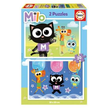 Puzzle Milo Educa 2x20 darabos kép