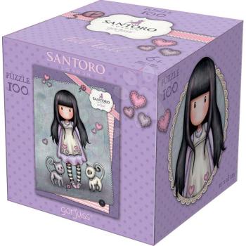 Puzzle Mini Cubes Santoro London Gorjuss Tall tails Educa 100 darabos 6 évtől kép