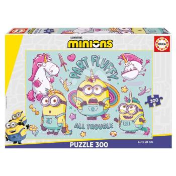 Puzzle Minyonok Minnions Educa 300 darabos 8 évtől kép