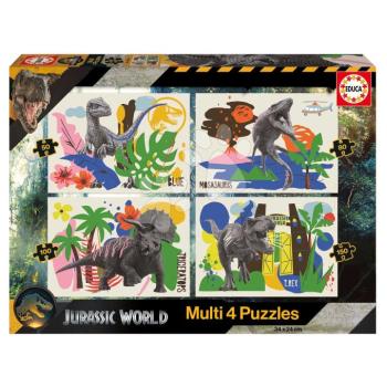 Puzzle Multi 4 Jurassic World Educa 50-80-100-150 darabos 5 évtől kép