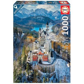 Puzzle Neuschwanstein Castle Educa 1000 darabos és Fix ragasztó kép