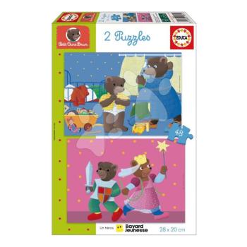 Puzzle Petit Ours Brun Educa 2x48 darabos 4 évtől kép