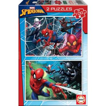 Puzzle Pókember Educa 2x100 darabos 6 évtől kép