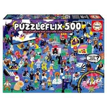Puzzle PuzzleFlix Educa 500 darabos és Fix ragasztó