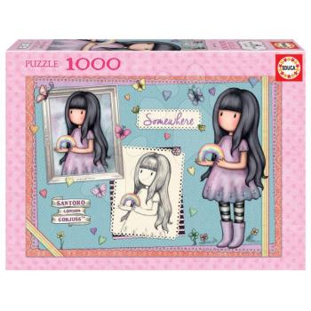 Puzzle Santoro Gorjuss Somewhere Educa 1000 darabos és Fix ragasztó 11 évtől kép