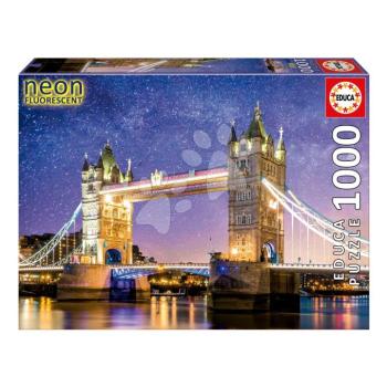 Puzzle Tower Bridge London Neon Educa világító 1000 darabos és Fix ragasztó kép