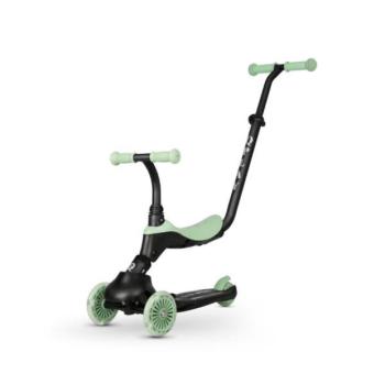 QPLAY Roller / futóbicikli Sema Evo LED lámpákkal Jade Green, életkor 1 - 6 év, 50 kg-ig kép