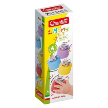 Quercetti Momy Soft Happy Sound - puha kockák hanggal - 4 db kép