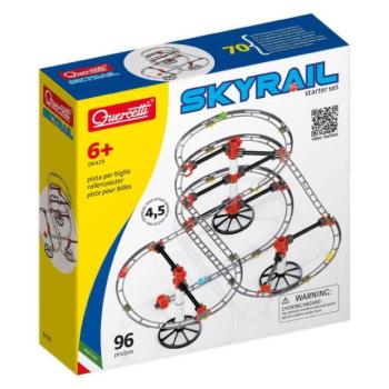Quercetti Skyrail kezdőkészlet - golyópálya hullámvasút 96 db kép