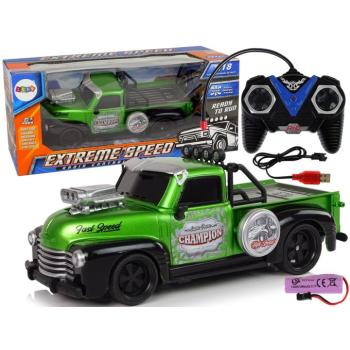 R/C távirányítós pick-up autó 1:18 zöld kép