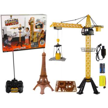 R/C távirányítós toronydaru Eiffel-torony építése