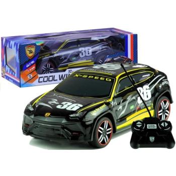 R/C távirányítós versenyautó fekete kép