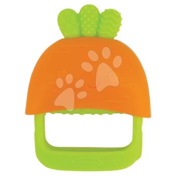Rágóka Handy Dandy Teething Mitt Carrot Silicone Infantino szilikonos 0 hó-tól kép