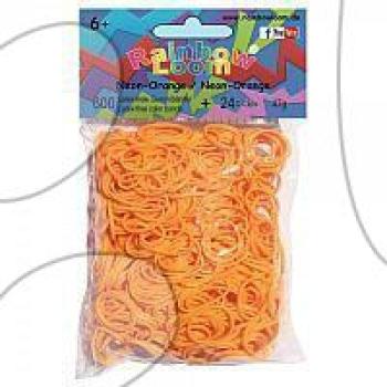 Rainbow Loom gyerek gumik 20570 neon narancssárga kép