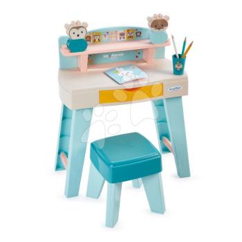 Rajzasztal Állatok My first desk BB Abrick Écoiffier kisszékkel és kockákkal 12 hó-tól kép