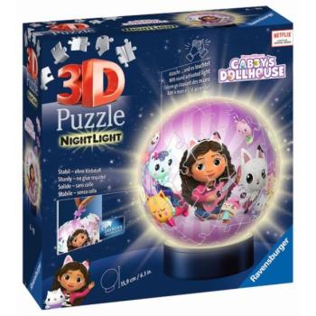 Ravensburger Puzzle-Ball Gabby's Dollhouse 72 darab (éjszakai kiadás) kép