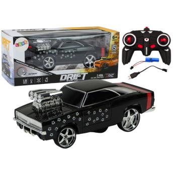 RC car 1:18 Drift 360 feketén világít és hangzik kép