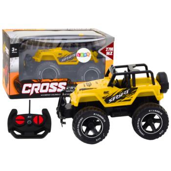 RC terepkocsi 1:18 sárga távirányító kép