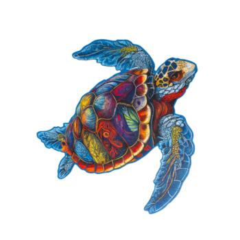 RECENTTOYS Fa puzzle - Teknős kép