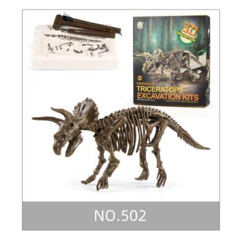 Régészeti dinoszaurusz készlet - Triceratops csontváz 3D csontváz MT1549 kép